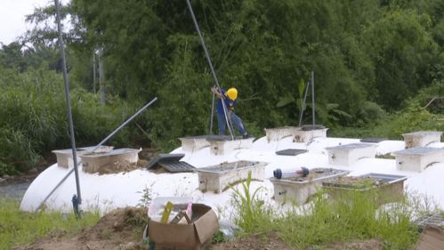 烈日下的堅守 環(huán)保項目建設(shè)者揮汗如雨保進度